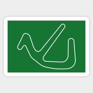 Anglesey Circuit [outline] Sticker